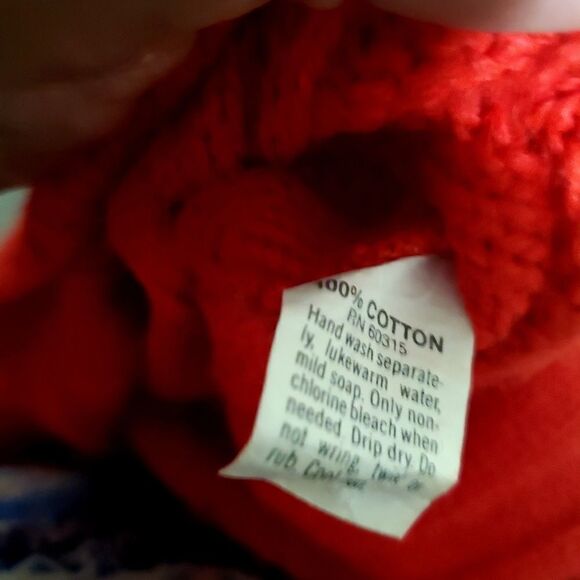 Le Tigre Red Knit Turtleneck Sweater Top Size XL - Picture 7 of 7